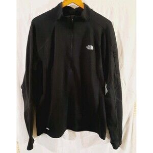 Northface Mens Large 1/4 Zip Performance Vapor Wick Technology Lightweight Top